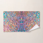 Glitter Opal Holografisch Modern Collectie Bad Handdoek (Handdoek)