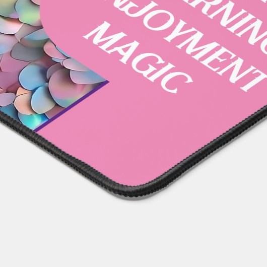 Glitter Opal Holografisch Modern Collectie Bureaumat (Hoek)