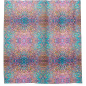 Glitter Opal Holografisch Modern Collectie Douchegordijn (Voorkant)