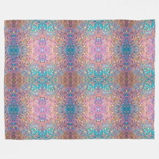 Glitter Opal Holografisch Modern Collectie Fleece Deken (Voorkant (Horizontaal))