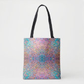 Glitter Opal Holografisch Modern Collectie Tote Bag (Voorkant)