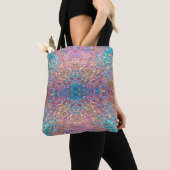 Glitter Opal Holografisch Modern Collectie Tote Bag (Dichtbij)