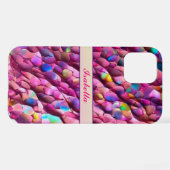 Glitter Opal Holografisch Populair Collectie iPhone Hoesje (Achterkant horizontaal)