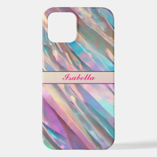 Glitter Opal Holografisch Trendy Collectie iPhone 12 Hoesje