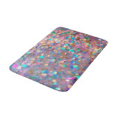 Glitter Opal Modern Holografisch Collectie Badmat (Gekanteld)