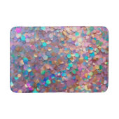Glitter Opal Modern Holografisch Collectie Badmat (Voorkant)