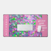 Glitter Opal Modern Holografisch Collectie Bureaumat (Keyboard & Muis)