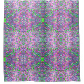 Glitter Opal Modern Holografisch Collectie Douchegordijn (Voorkant)