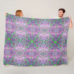Glitter Opal Modern Holografisch Collectie Fleece Deken