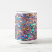 Glitter Opal Modern Holografisch Collectie Koffiemok (Center)