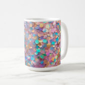 Glitter Opal Modern Holografisch Collectie Koffiemok (Voorkant rechts)