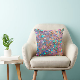 Glitter Opal Modern Holografisch Collectie Kussen
