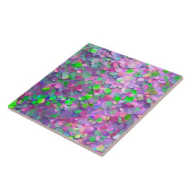 Glitter Opal Modern Holografisch Collectie Tegeltje