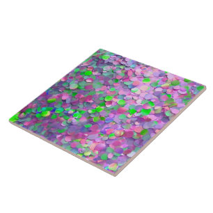 Glitter Opal Modern Holografisch Collectie Tegeltje