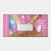 Glitter Opal Populair Holografisch Collectie Bureaumat (Keyboard & Muis)