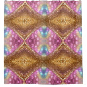 Glitter Opal Populair Holografisch Collectie Douchegordijn (Voorkant)