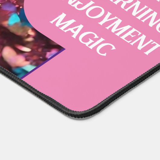 Glitter Opal Trendy Holografisch Collectie Bureaumat (Hoek)