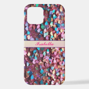 Glitter Opal Trendy Holografisch Collectie iPhone 12 Hoesje