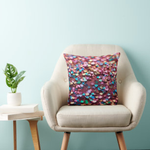 Glitter Opal Trendy Holografisch Collectie Kussen