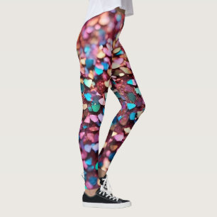Glitter Opal Trendy Holografisch Collectie Leggings