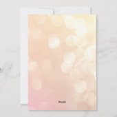 Glitter Ornamenten Modern Holiday Party Invitation Feestdagenkaart (Achterkant)