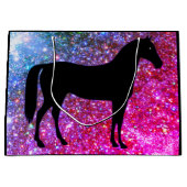 Glitter Paard Liefhebber Cadeautas (Voorkant)
