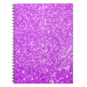 Glitter Paars Notitieboek (Voorkant)