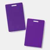 Glitter Paars Verticaal Badge – Aanpasbaar (Voor- en achterkant)