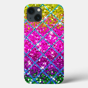Glitter Paarse Snakeskin Case-Mate iPhone Case