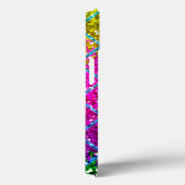 Glitter Paarse Snakeskin Case-Mate iPhone Case (Achterkant / Rechts)