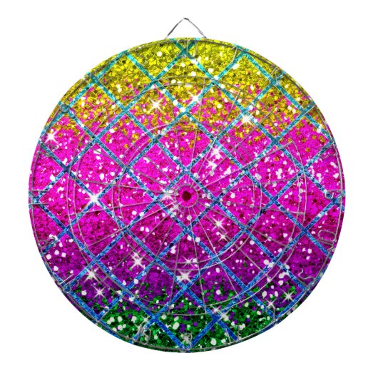 Glitter Paarse Snakeskin Dartbord (Voorkant)