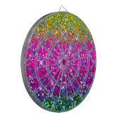 Glitter Paarse Snakeskin Dartbord (Voorkant Links)