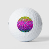 Glitter Paarse Snakeskin Golfballen (Voorkant)