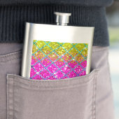 Glitter Paarse Snakeskin Heupfles (Voorbeeld)