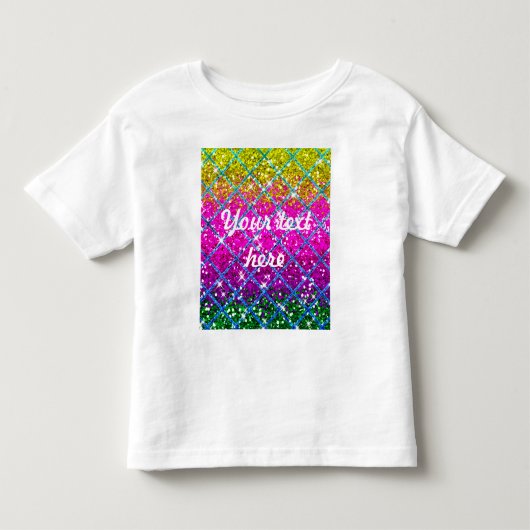 Glitter Paarse Snakeskin Kinder Shirts (Voorkant)