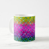 Glitter Paarse Snakeskin Koffiemok (Voorkant links)