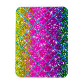 Glitter Paarse Snakeskin Magneet (Verticaal)