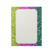 Glitter Paarse Snakeskin Notitieblok (Linkerzijde)