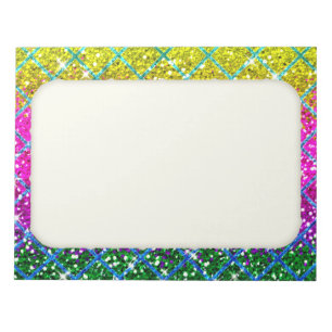 Glitter Paarse Snakeskin Notitieblok