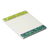 Glitter Paarse Snakeskin Notitieblok (Schuin)