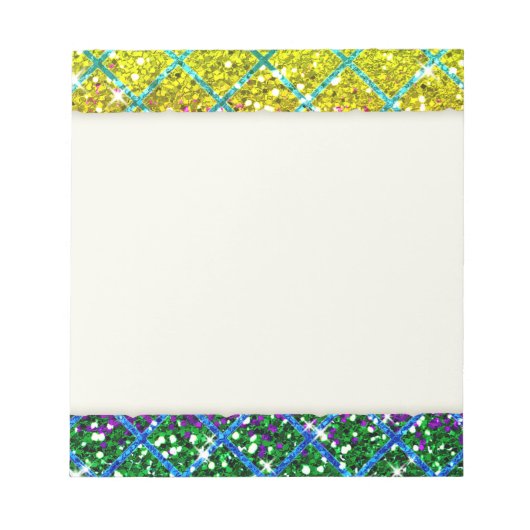 Glitter Paarse Snakeskin Notitieblok (Voorkant)