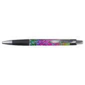 Glitter Paarse Snakeskin Pen (Achterkant)