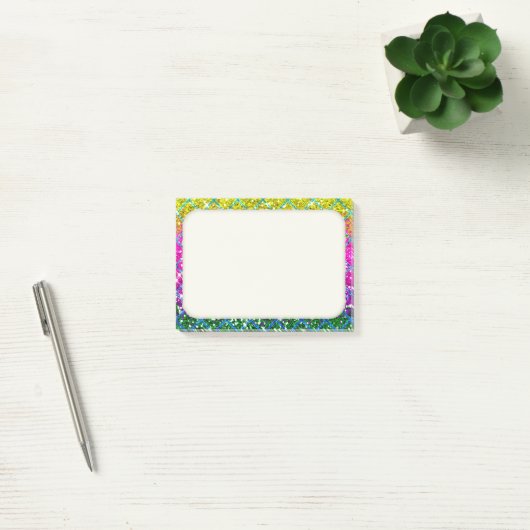Glitter Paarse Snakeskin Post-it® Notes (Kantoor)