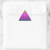 Glitter Paarse Snakeskin Sticker (Tas)