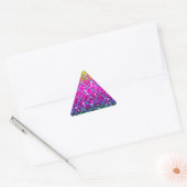 Glitter Paarse Snakeskin Sticker (Envelop)