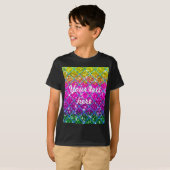 Glitter Paarse Snakeskin T-shirt (Voorkant volledig)