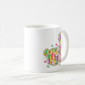 Glitter Paashaas Typografie Koffiemok (Voorkant rechts)