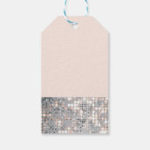Glitter Pailletten Glam Chic Feest Cadeau Label Cadeaulabel (Achterkant)