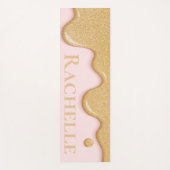 Glitter Paint Drip Yoga Mat (Voorkant)