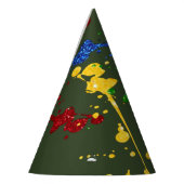 Glitter Paintball Feest Paint Spatten Feesthoedjes (Links)
